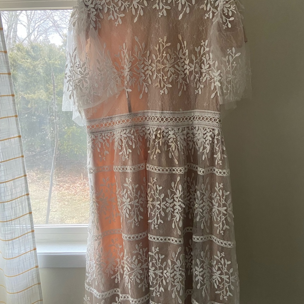 Sicily Dress with Flutter Sleeves from Ivy City